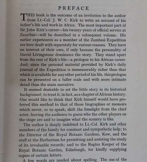 Kirk on the Zambesi by Reginald Coupland. A chapter of African history