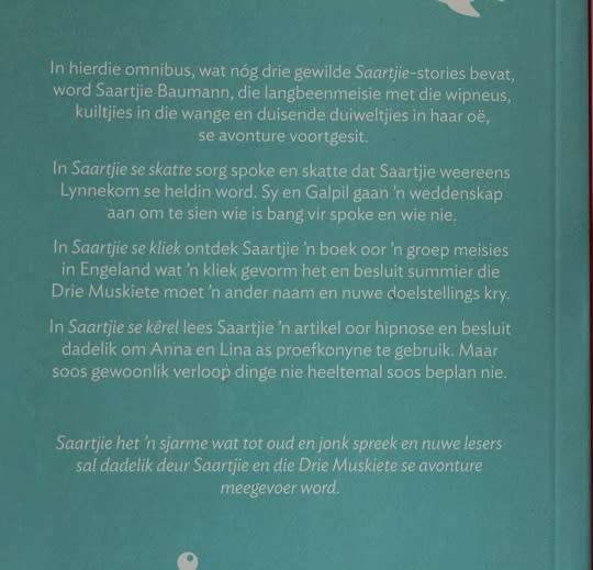 Saartjie omnibus 4 deur Bettie Naudé. 3-in-1 jeugreeks