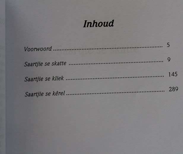 Saartjie omnibus 4 deur Bettie Naudé. 3-in-1 jeugreeks