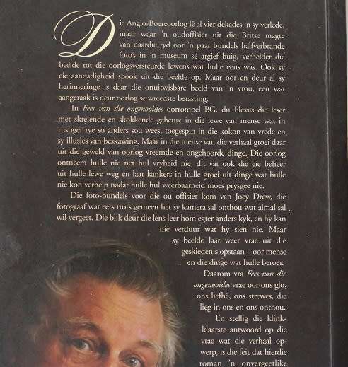 Fees van die Ongenooides deur P.G. du Plessis. Anglo-Boereoorlog roman.