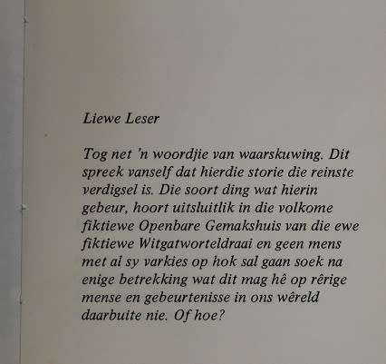 Oom Kootjie Emmer en die nuwe bedeling deur André P. Brink