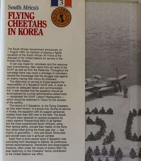 South Africa`s Flying Cheetahs in Korea by Dermot Moore & Peter Bagshaw