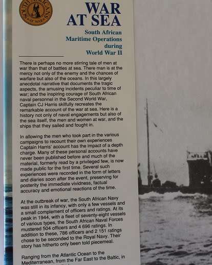 War at sea by C.J. Harris. S.A. Maritime operations during world war II-Series no. 5
