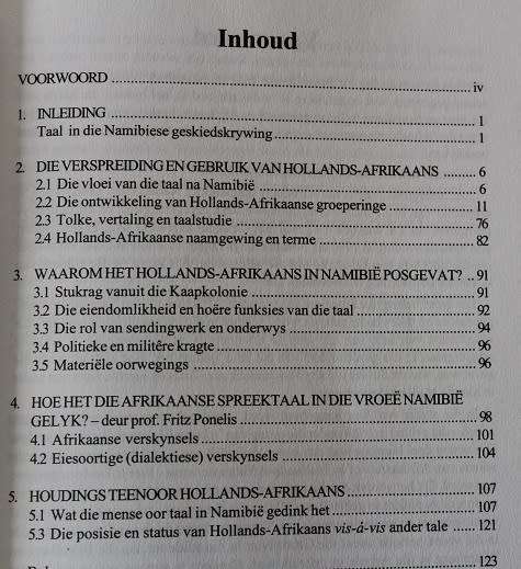 Só het Afrikaans na Namibië gekom deur E.L. P. Stals en F.A. Ponelis