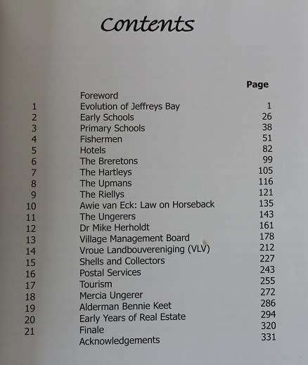 Old Jeffreys Bay, lest we forget by Bert Behrens. Signed !!