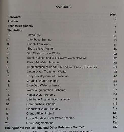 Streams of life by David Raymer. The water supply of Port Elizabeth and Uitenhage.