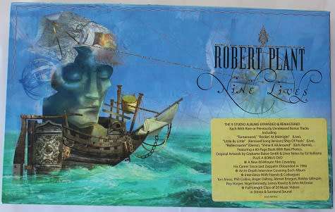 Nine Lives Robert Plant. Book and 9 cd's plus 1 dvd