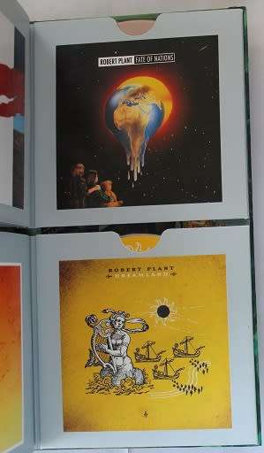 Nine Lives Robert Plant. Book and 9 cd's plus 1 dvd