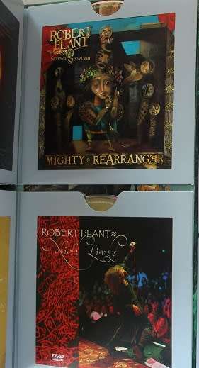 Nine Lives Robert Plant. Book and 9 cd's plus 1 dvd