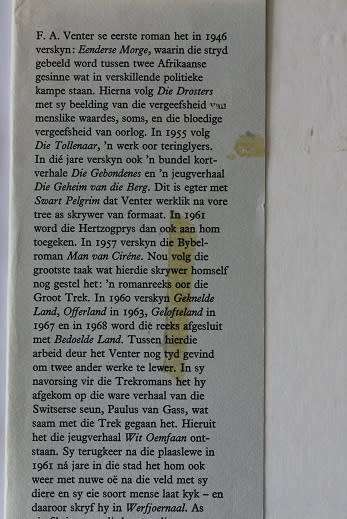 Die Rentmeesters deur F.A. Venter