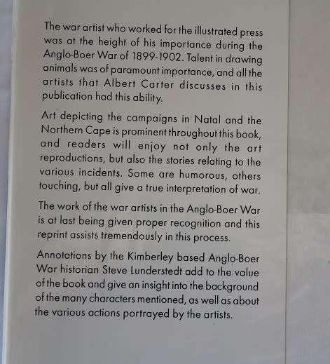 The work of war artists in South Africa by A.C. Carter--Annotations by Steve Lunderstedt