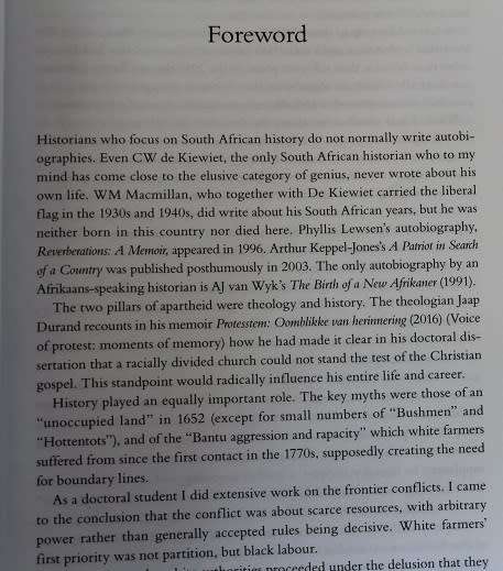 Hermann Giliomee historian. An Autobiography