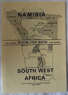 South West Africa/ Namibia. Room for both by J.W.F. Pretorius
