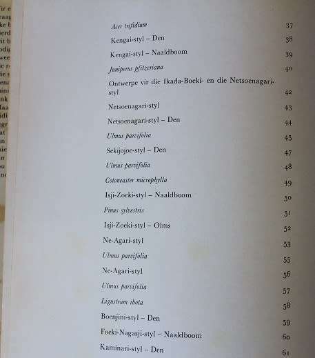 Die Suid-Afrikaanse Bonsai-Boek deur Doug Hall en Don Black
