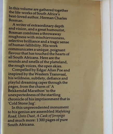 The Collected Works of Herman Charles Bosman