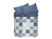 Patchwork Print Duvet Cover Set (Double Bed)
