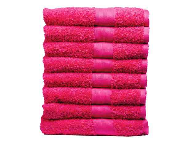 Cerise Bath Towels (Soft and Fluffy)