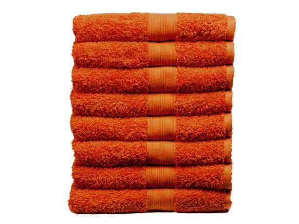 Orange Bath Towels (Soft and Fluffy)