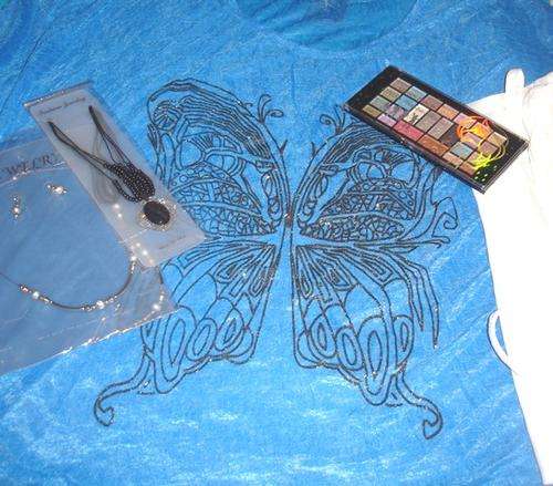 Ladies Butterfly Top and Accessories (Size M-L)