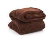 Chocolate Brown Fleece Double Blankie (Great for the SOFA)
