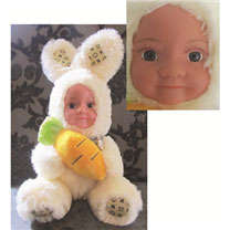 GORGEOUS TEDDY BUNNY WITH BABY FACE
