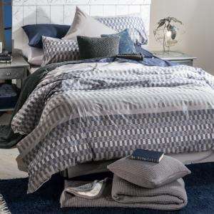 THE OMG Barcoded Grey Duvet Cover Set (Queen)