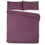 Plain and Classy Plum Duvet Set (Queen) PERFECT FOR YOUR OWN EMBROIDERY