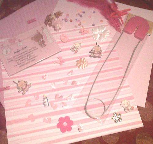 BABY GIRL SCRAPBOOK KIT (no additional shipping)