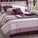 CLARISSA PLUM DUVET COVER SET (QUEEN)