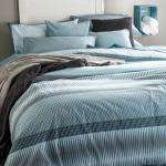 GORGEOUS DUCK EGG DUVET COVER SET (QUEEN)