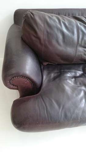 Big COMFY Leather Couch