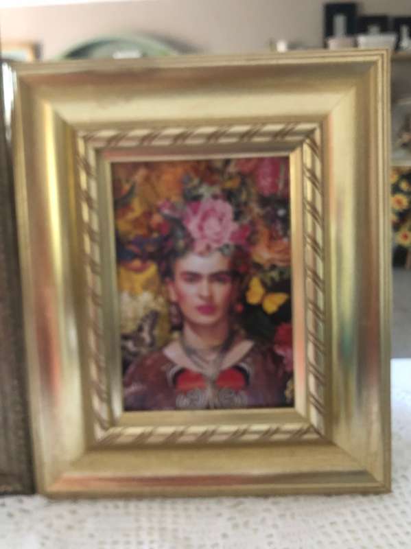 Framed Frida Kahlo print