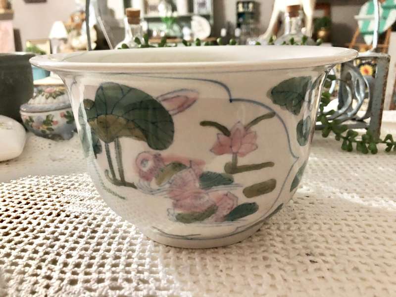 Vintage oriental planter