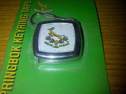 Springbok 1995 world cup measuring tape keyring