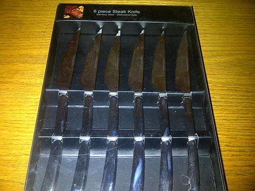 Set of 6 steak knives