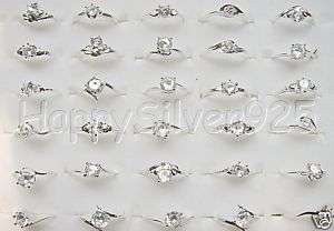 WOW - 3 pretty petite .925 streling silver rings on AUCTION!!!