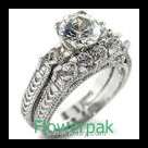 Stunning 1.2ct diamond engagement ring cladded in 14kt w/gold size 10