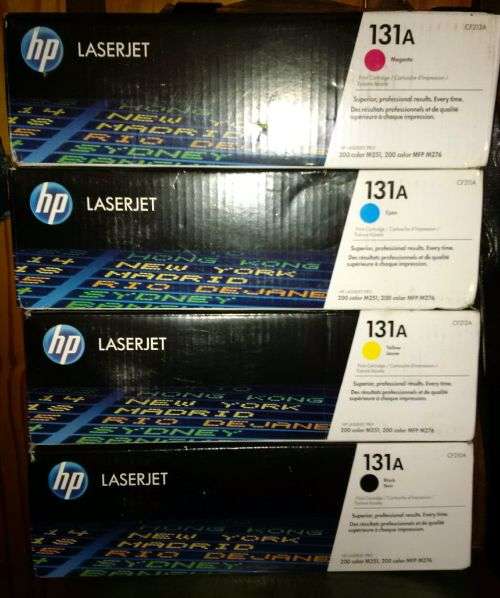 HP 131 A Cartridges Full set