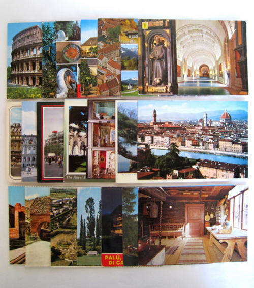 A SELECTION of 21 VINTAGE POST CARDS!! Have a look!!! UNUSED