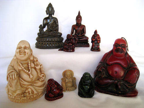 A LOVELY SET of 9 BUDHA'S for your Collection!