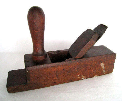 RARE ANTIQUE WOOD PLANE - MID 1800's