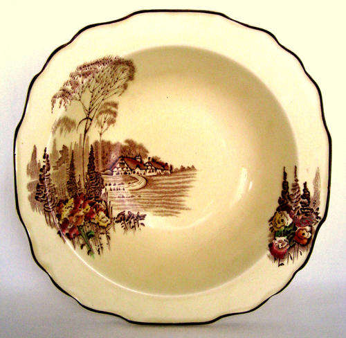 A VINTAGE SERVING DISH  - MYOTT SON & CO - ENGLAND