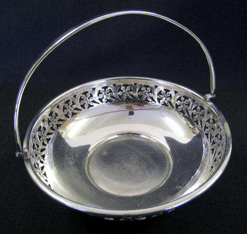 Lovely Silver Plated Sweets Basket - E.P.N.S.