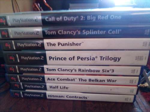 Bundle of 8 PlayStation 2 games