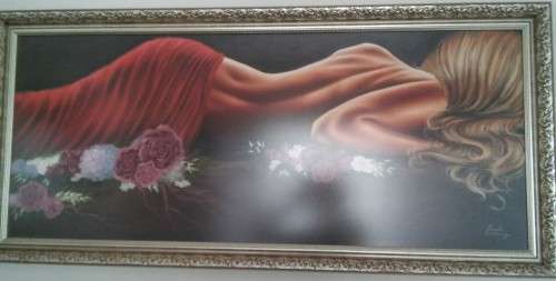 Exquisite LARGE Oil Female Figure Painting by Lizelle Esterhuizen