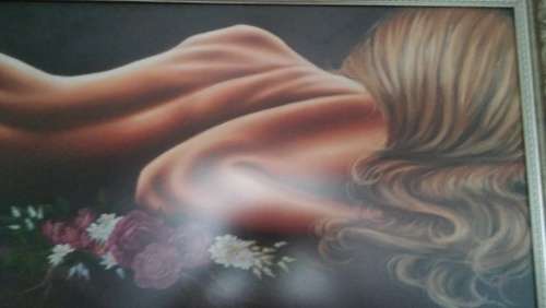 Exquisite LARGE Oil Female Figure Painting by Lizelle Esterhuizen