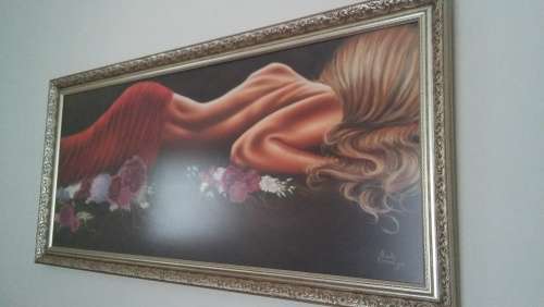 Exquisite LARGE Oil Female Figure Painting by Lizelle Esterhuizen
