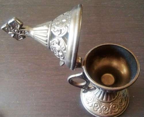 FABULOUS! GENUINE Greek Orthodox Censer And White Onyx Stone Prayer Beads