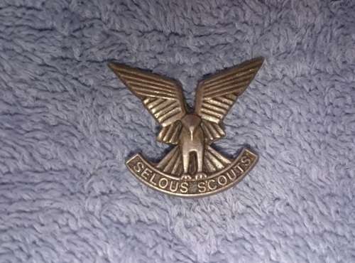 Selous scouts badge Rhodesia- Reutler