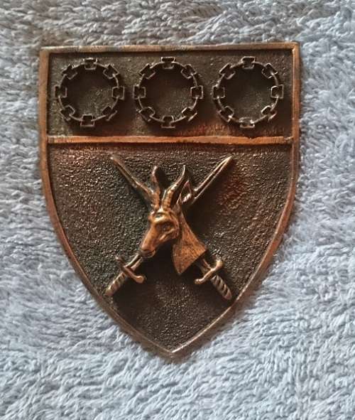 commemorative SADF infantry plaque